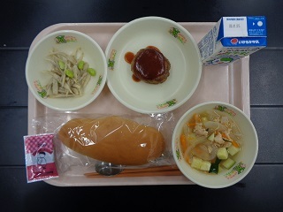 9月13日の学校給食(小学校B献立)の写真