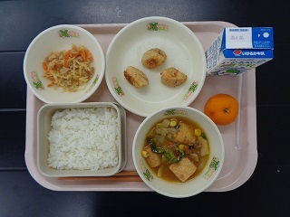 9月14日の学校給食（小学校B献立）の写真