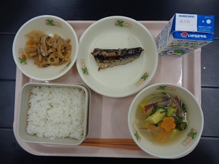 9月16日の学校給食（小学校B献立）の写真