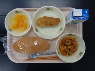 9月22日の学校給食（小学校B献立）の写真