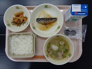 10月5日の学校給食（小学校B献立）の写真