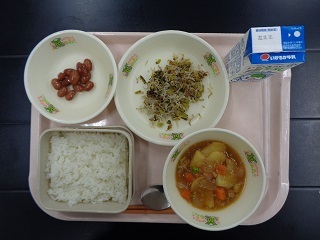 11月4日の学校給食(小学校B献立)の写真