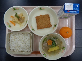 12月9日の学校給食(小学校B献立)の写真