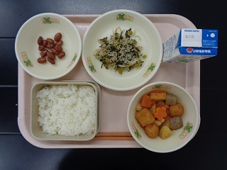 1月16日の学校給食（小学校B献立）の写真