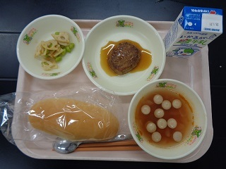 1月19日の学校給食(小学校B献立)の写真