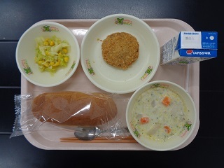 1月24日の学校給食（小学校B献立）の写真