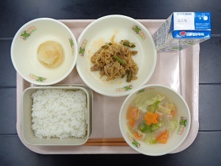 2月10日の学校給食(小学校B献立)の写真