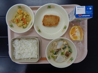 2月24日の学校給食（小学校B献立）の写真