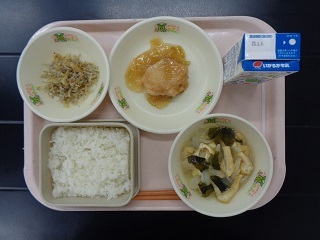 2月27日の学校給食（小学校B献立）の写真
