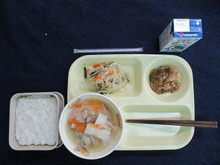 4月11日の学校給食(中学校献立)