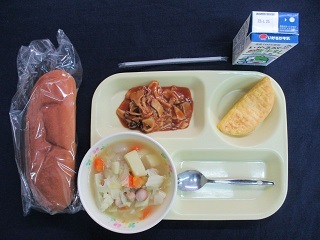 4月12日の学校給食(中学校献立)