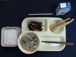 4月15日の学校給食(中学校献立)