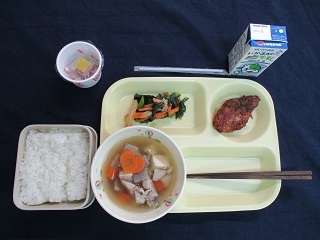 4月18日の学校給食（中学校献立）