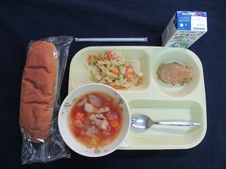 4月19日の学校給食(中学校献立)