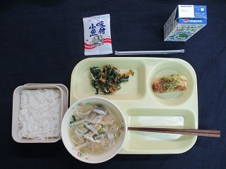 4月25日の学校給食(中学校献立)