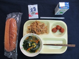 5月10日の学校給食(中学校献立)