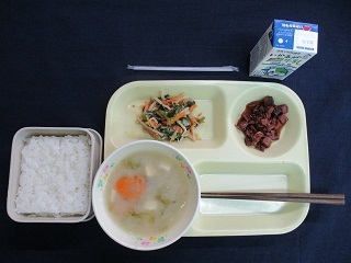 5月18日の学校給食(中学校献立)