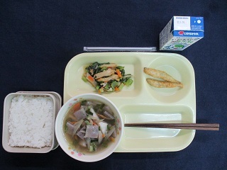 5月20日の学校給食(中学校献立)