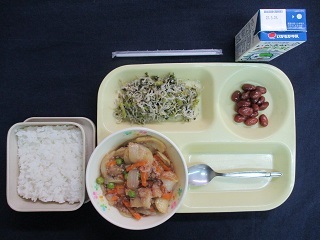 5月25日の学校給食(中学校献立)