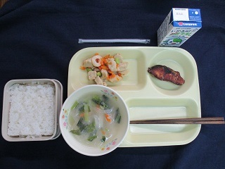 5月27日の学校給食(中学校献立)