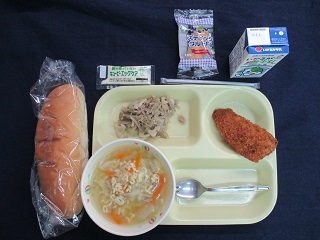6月2日の学校給食(中学校献立)