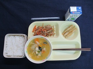 6月6日の学校給食(中学校献立)