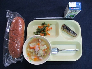 6月7日の学校給食(中学校献立)