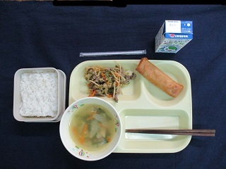 6月8日の学校給食(中学校献立)