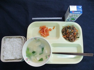 6月13日の学校給食(中学校献立)