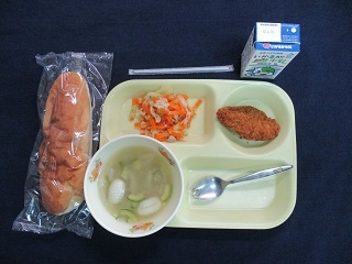 6月14日の学校給食(中学校献立)