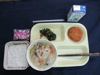 6月15日の学校給食(中学校献立)