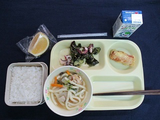 6月20日の学校給食(中学校献立)