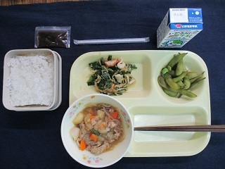 6月22日の学校給食(中学校献立)