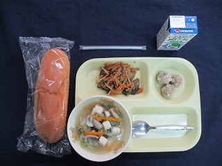 6月23日の学校給食(中学校献立)