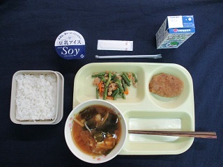 6月27日の学校給食（中学校献立）