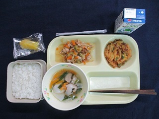 7月1日の学校給食(中学校献立)