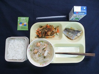 7月4日の学校給食(中学校献立)