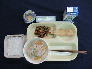 7月6日の学校給食(中学校献立)