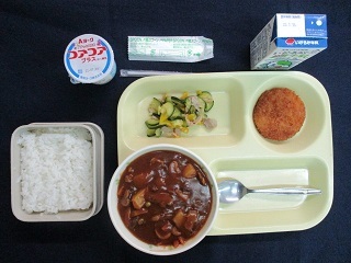 7月11日の学校給食(中学校献立)