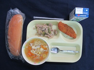 7月12日の学校給食(中学校献立)