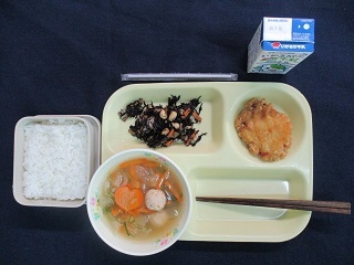 7月13日の学校給食(中学校献立)