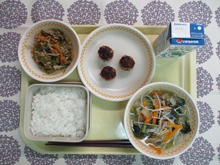 8月31日の学校給食(中学校献立)