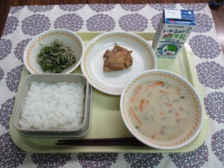 9月5日の学校給食（中学校献立）