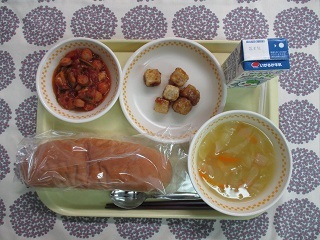 9月6日の学校給食(中学校献立)