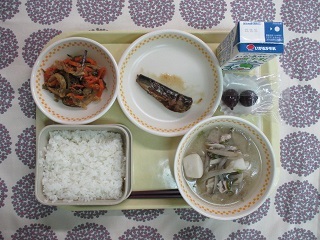 10月3日の学校給食(中学校献立)