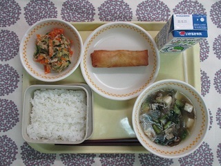 10月14日の学校給食(中学校献立)