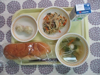 10月18日の学校給食(中学校献立)