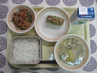 10月24日の学校給食(中学校献立)