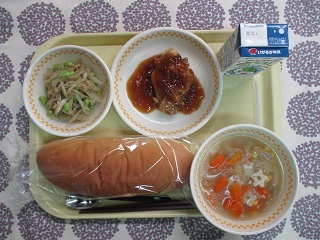 10月27日の学校給食(中学校献立)
