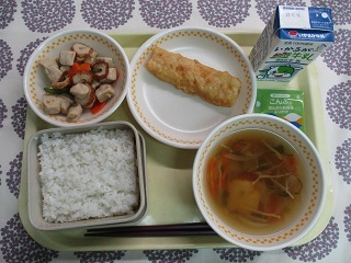 11月4日の学校給食(中学校献立)